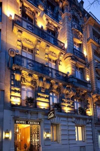 Cecilia Arc De Triomphe Hotell Paris Exteriör bild